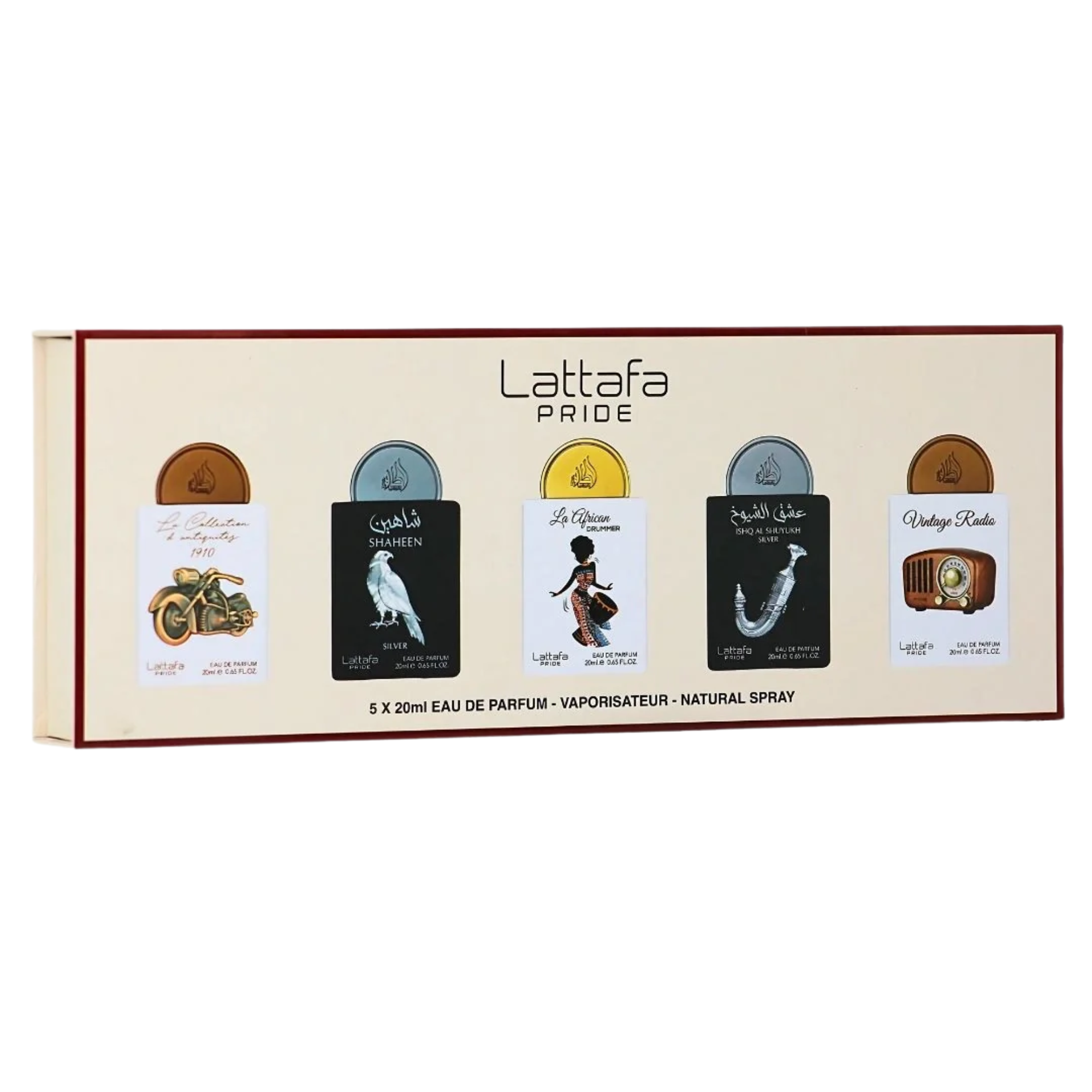 No. 05 Giftset Collection Eau de Parfum 5x20ml - Lattafa Pride
