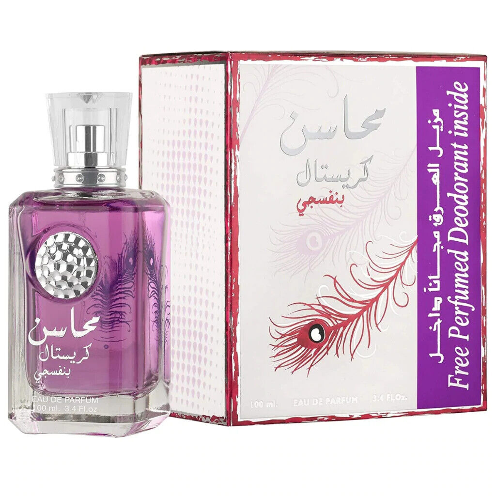 Lattafa/Mahasin Crystal Violet + Deo  EDP 100ml